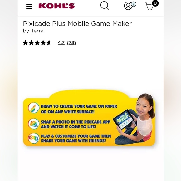 BRAND NEW Pixicade Plus NEVER OPENED mobile game maker - Picture 7 of 8